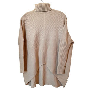 Womens Oversized Turtleneck Batwing Long Sleeve Casual Cozy Baggy Knit Pullover